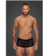 Männer Shorts mit Leoparden Flock Muster | Noir Handmade Men