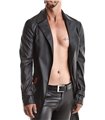 Herren Kunstleder Mantel mit Revers und Taillenbetonung | Regnes Fetish Planet Herren Kunstleder Mantel mit Revers und Taillenbetonung | Regnes Fetish Planet