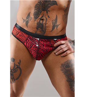 Netz-Tanga mit Vinyl-Einsatz | Regnes Fetish Planet Netz-Tanga mit Vinyl-Einsatz | Regnes Fetish Planet