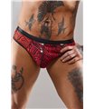 Netz-Tanga mit Vinyl-Einsatz | Regnes Fetish Planet Netz-Tanga mit Vinyl-Einsatz | Regnes Fetish Planet