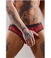 Tüll-Slip mit Vinyl-Einsatz und Öffnung | Regnes Fetish Planet Tüll-Slip mit Vinyl-Einsatz und Öffnung | Regnes Fetish Planet