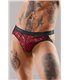 Transparenter Herren-Tüll-Jockstrap mit Vinyl-Einsatz | Regnes Fetish Planet