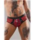 Erotische Netz-Shorts mit Reißverschluss und Zebramuster | Regnes Fetish Planet