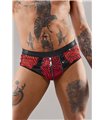 Erotische Netz-Shorts mit Reißverschluss und Zebramuster | Regnes Fetish Planet Erotische Netz-Shorts mit Reißverschluss und Zebramuster | Regnes Fetish Planet