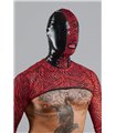 Hochwertige Vinyl-Maske mit Netz-Zierstreifen und Schlüssel-Verriegelung | Regnes Fetish Planet Hochwertige Vinyl-Maske mit Netz-Zierstreifen und Schlüssel-Verriegelung | Regnes Fetish Planet