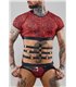 Harness Tüll-Oberteil mit Gummibändern und Metallringen | Regnes Fetish Planet