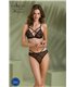 Transparentes Netz-Dessous-Set mit Hakenverschluss | Passion