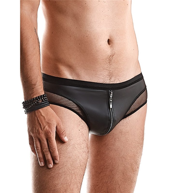 Herren Slip mit Reißverschluss und Tanga-Schnitt | Regnes Fetish Planet