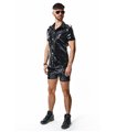 Military Hemd aus Lack-Optik mit LGBTQ+ Details | Regnes Fetish Planet Military Hemd aus Lack-Optik mit LGBTQ+ Details | Regnes Fetish Planet