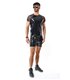 PVC Mesh T-Shirt mit Regenbogen-Patch für Herren | Regnes Fetish Planet