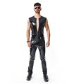 PVC Herren Weste mit vertikalen Nähten und Zipper | Regnes Fetish Planet PVC Herren Weste mit vertikalen Nähten und Zipper | Regnes Fetish Planet