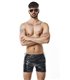 Herren Lack-Shorts mit Taschen und Metallring | Regnes Fetish Planet