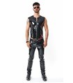 Herren Weste mit Reißverschluss und vertikalen Nähten | Regnes Fetish Planet Herren Weste mit Reißverschluss und vertikalen Nähten | Regnes Fetish Planet