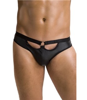 Männer Slip ouvert mit Metallring und Gummibändern | Passion Menswear