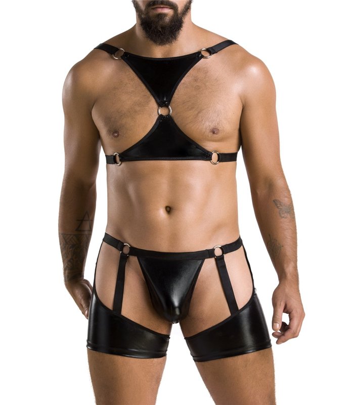 2-teiliges Herren Set mit Gummibändern und Metallringen | Passion Menswear