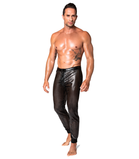Perforierte Herren-Hose mit Elasthan-Anteil und Polymerbeschichtung | Noir Handmade Men