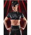 Militärisches Crop-Top mit Schulterklappen und Patches | Regnes Fetish Planet Militärisches Crop-Top mit Schulterklappen und Patches | Regnes Fetish Planet