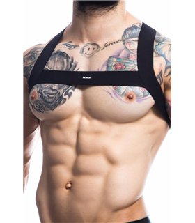 Herren-Geschirr mit gekreuzten Bändern und Front-Logo | CUT4MEN Herren-Geschirr mit gekreuzten Bändern und Front-Logo | CUT4MEN