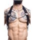 Herren-Harness mit Metallringen und Kettendetails | CUT4MEN