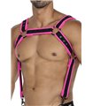 Männer Harness mit Metallringen und verstellbaren Druckknöpfen | CUT4MEN Männer Harness mit Metallringen und verstellbaren Druckknöpfen | CUT4MEN