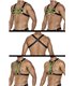 Herren Harness Körpergurt mit verstellbaren Druckknöpfen | CUT4MEN