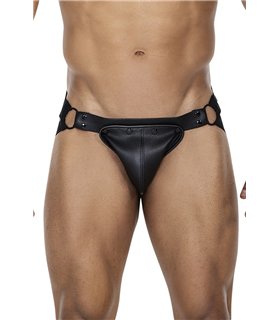 Männer Jock Snap mit Metallringen und abnehmbarem Suspensorium | CUT4MEN Männer Jock Snap mit Metallringen und abnehmbarem Suspensorium | CUT4MEN