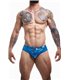 Badeslip mit herausnehmbarem Suspensorium aus glänzendem Stretch-Material | CUT4MEN