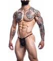 G-String mit Spitzeneinsatz und Suspensorium | CUT4MEN G-String mit Spitzeneinsatz und Suspensorium | CUT4MEN