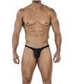 Brazilian Herren-Tanga aus weicher Mikrofaser mit eleganter Logoprägung | CUT4MEN Brazilian Herren-Tanga aus weicher Mikrofaser mit eleganter Logoprägung | CUT4MEN