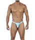 Brazilian Thong aus Mikrofaser mit gummiertem Logo | CUT4MEN