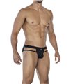 Herren Jockstrap mit gummiertem Logo aus Mikrofaser | CUT4MEN Herren Jockstrap mit gummiertem Logo aus Mikrofaser | CUT4MEN