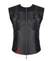 Herren Wetlook Weste mit Reißverschluss und Taschen | Regnes Fetish Planet Herren Wetlook Weste mit Reißverschluss und Taschen | Regnes Fetish Planet