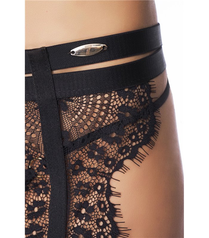 Eleganter Straps-Gürtel mit Spitzendetails und verstellbaren Haltern | 7Heaven