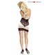 Golden Woman Chemise mit verstellbaren Trägern und T-String | Provocative