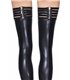 Wetlook Strümpfe mit Reißverschluss, exklusive Dessous-Accessoires | 7Heaven