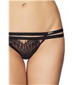 T-String mit Spitze und Wetlook-Einsätzen, elegantes Dessous-Design | 7Heaven T-String mit Spitze und Wetlook-Einsätzen, elegantes Dessous-Design | 7Heaven