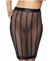 Eleganter Wetlook-Tüll-Rock mit verdecktem Reißverschluss | 7Heaven Eleganter Wetlook-Tüll-Rock mit verdecktem Reißverschluss | 7Heaven