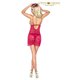 Elegantes Chemise mit verstellbaren Trägern und seitlich gebundenem String | Provocative