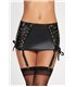 Eleganter Strumpfhaltergürtel mit Spitzendetails und Metallclips | 7Heaven