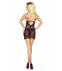 Elegantes Chemise mit verstellbaren Trägern und seitlich gebundenem Tanga | Provocative