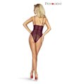Transparenter Tüll-Body mit verstellbaren Trägern und Knopfverschluss | Provocative Transparenter Tüll-Body mit verstellbaren Trägern und Knopfverschluss | Provocative