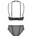 Elegantes Dessous-Set mit Tüll-Stickereien und verstellbaren Trägern | Petite Noir