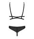 Elegantes Dessous-Set aus Spitze mit Bügel-BH und String | Petite Noir