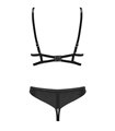 Elegantes Dessous-Set aus Spitze mit Bügel-BH und String | Petite Noir Elegantes Dessous-Set aus Spitze mit Bügel-BH und String | Petite Noir