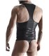 Muscle-Shirt im Wetlook mit Netz-Einsatz | Regnes Fetish Planet