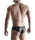 Wetlook-Herren-Slip mit Netz-Einsatz | Regnes Fetish Planet