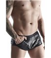 Wetlook Shorts mit Tasche und breitem Bund | Regnes Fetish Planet Wetlook Shorts mit Tasche und breitem Bund | Regnes Fetish Planet