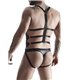 Ouvert Body mit Reißverschluss, seitlichen Clips und String | Regnes Fetish Planet