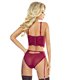 Spitzen-Dessous Set mit Bügel-BH und String aus feinem Netz | Provocative