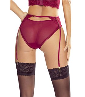 Eleganter Strapsgürtel mit verstellbaren Trägern und Spitzendetails | Provocative